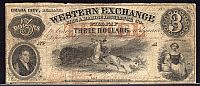 Omaha City, Nebraska 1857 $32, Western Exchange Insurance Co., F